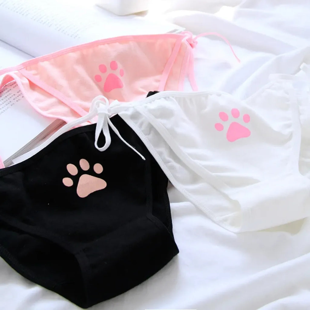 Women's Cat-Paw Tie-Side Panties - product image 2