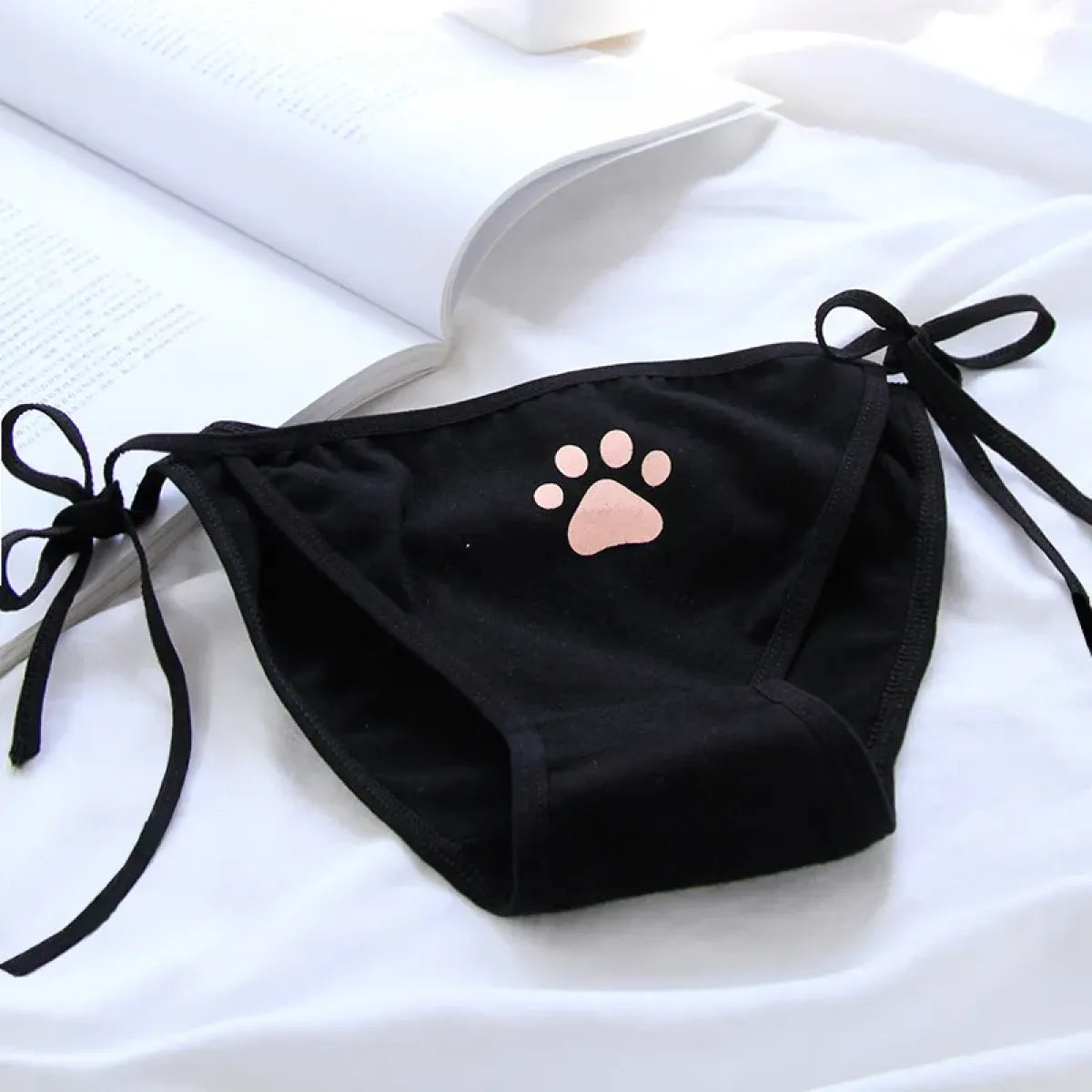 Women's Cat-Paw Tie-Side Panties - product image 4