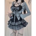 Women's Ruffle Cardigan & Skirt Set - product image 1