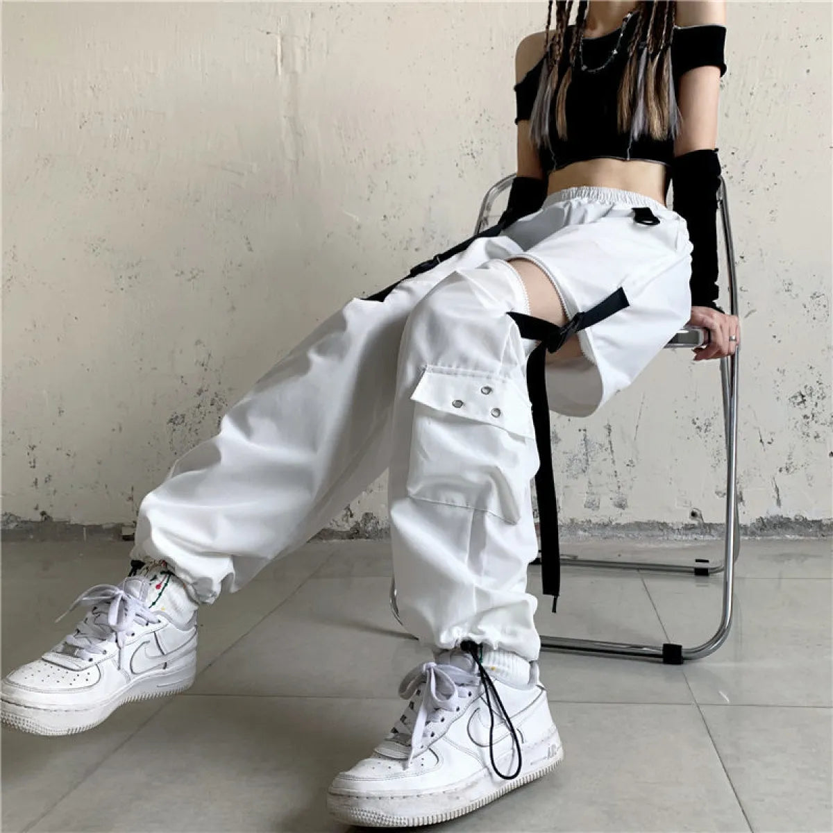 Korean Techwear Cargo Pants