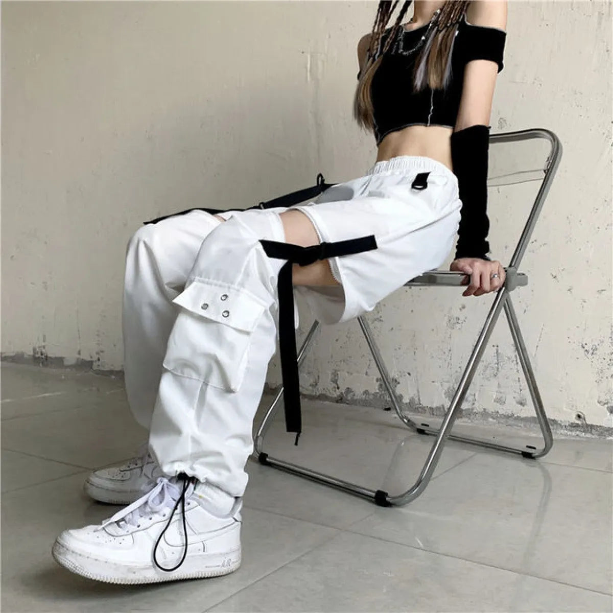 Korean Techwear Cargo Pants