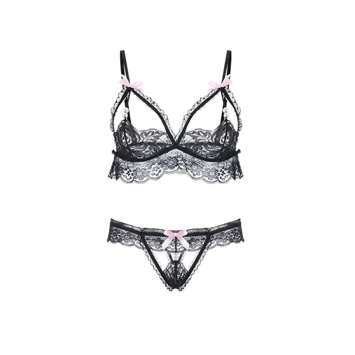Gothic Lace Bow Lingerie Set - product image 7