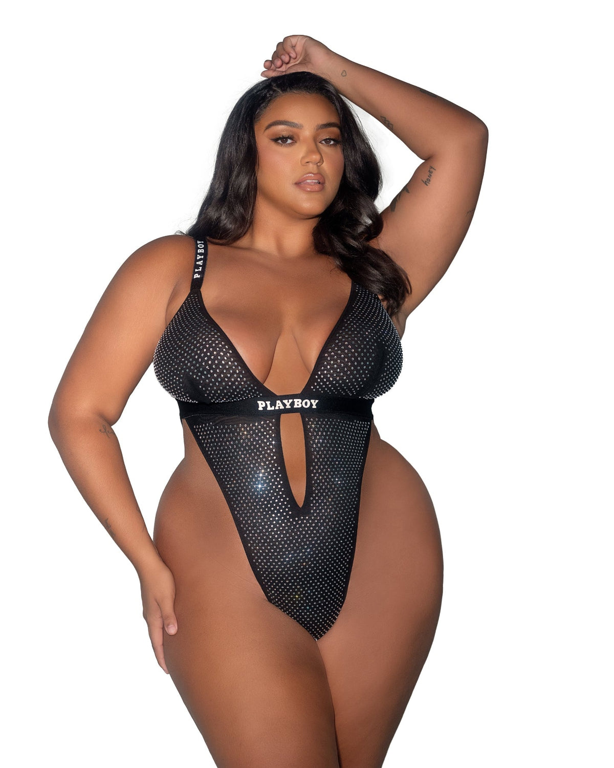 Black Playboy Disco Fever Teddy