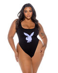 Black Playboy Icon Bodysuit