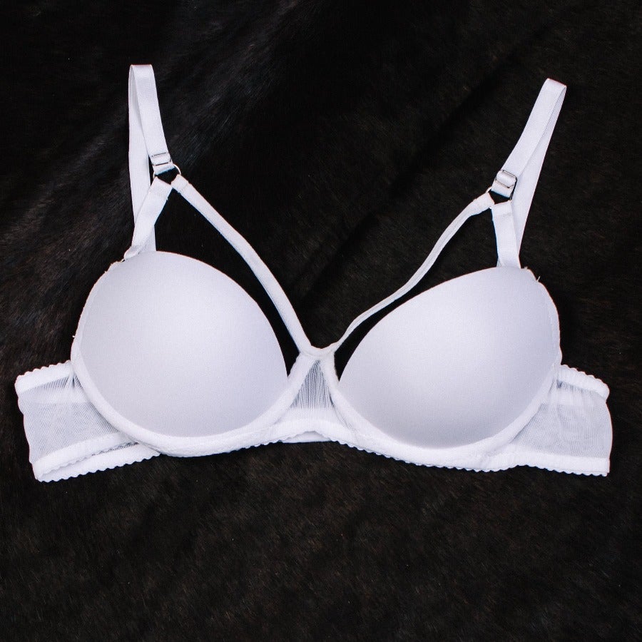 Push up white bra-3