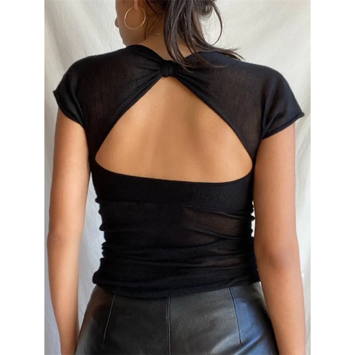 Women's Backless Cropped Top - product image 4