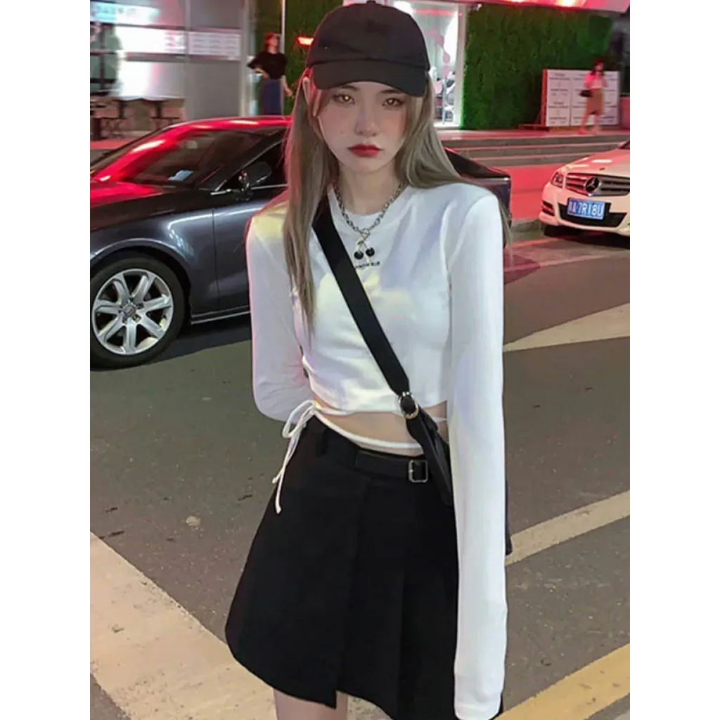 Sexy Crop Long Sleeve T-Shirt - product image 6