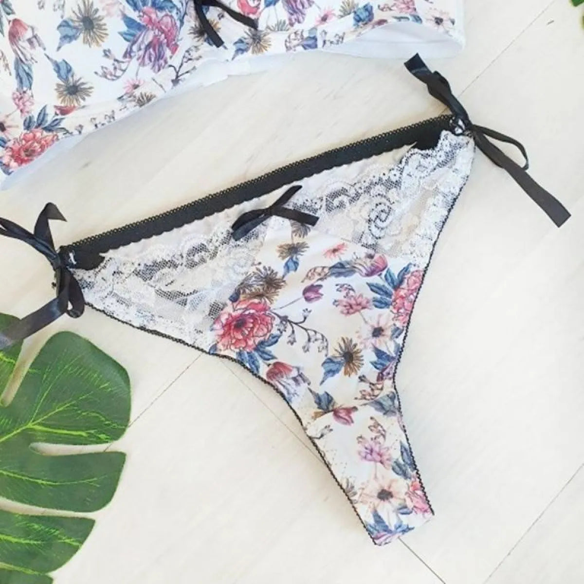 Sexy Floral Bra - Thong Set - product image 17