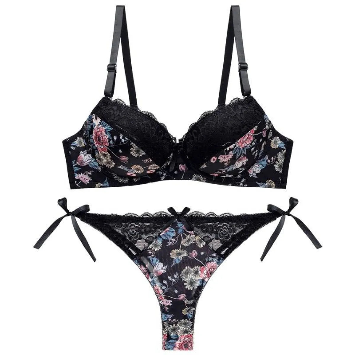 Sexy Floral Bra - Thong Set - product image 18