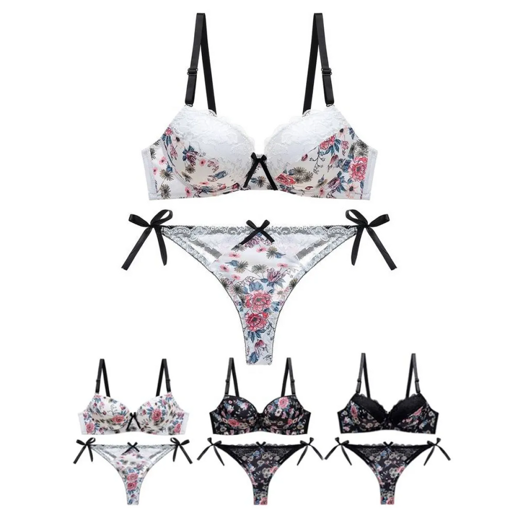 Sexy Floral Bra - Thong Set - product image 6