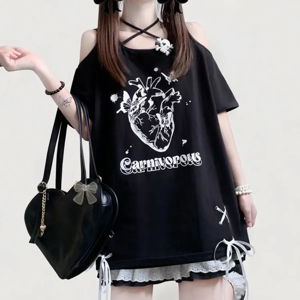 Off Shoulder Bow T-Shirt - product image 10