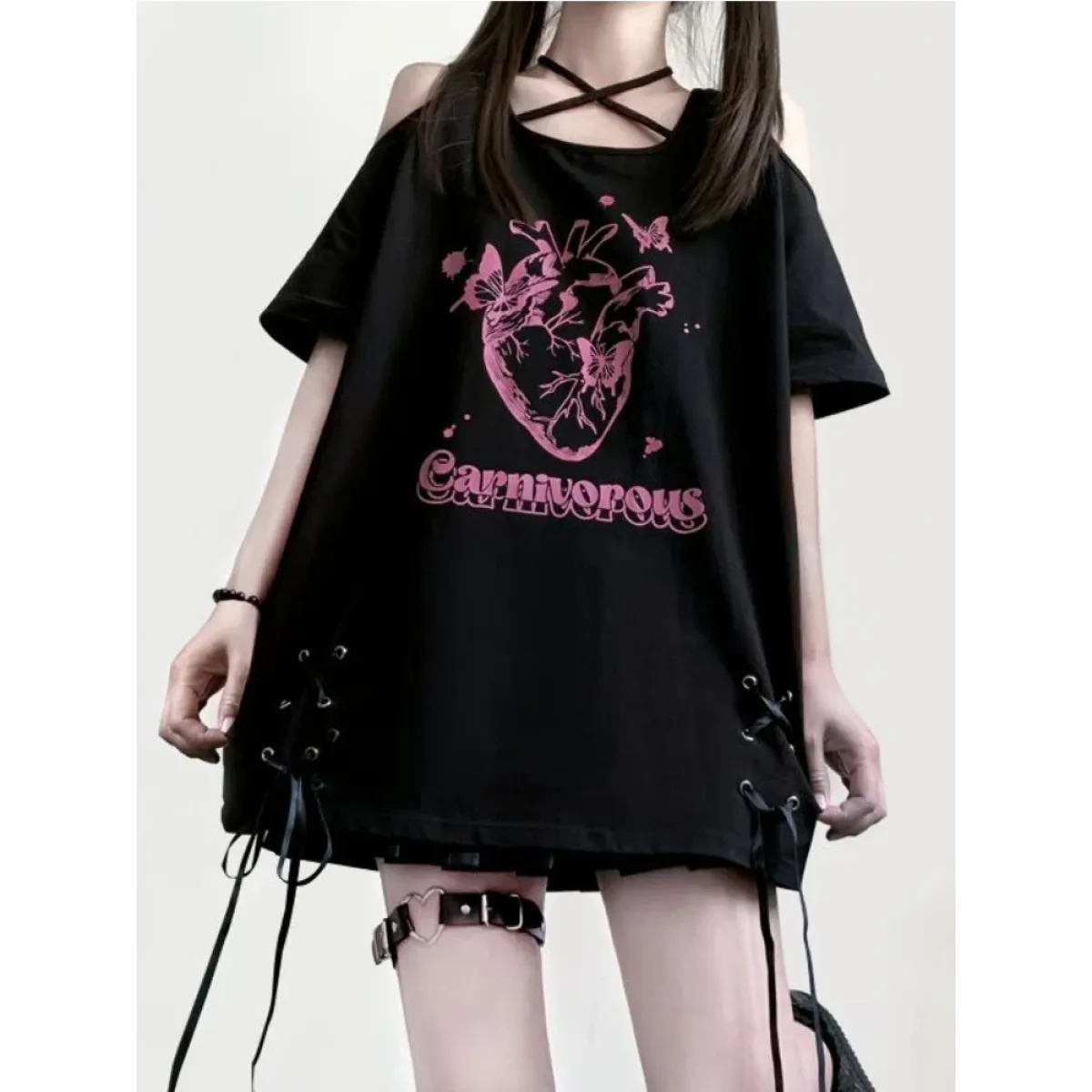 Off Shoulder Bow T-Shirt - product image 17