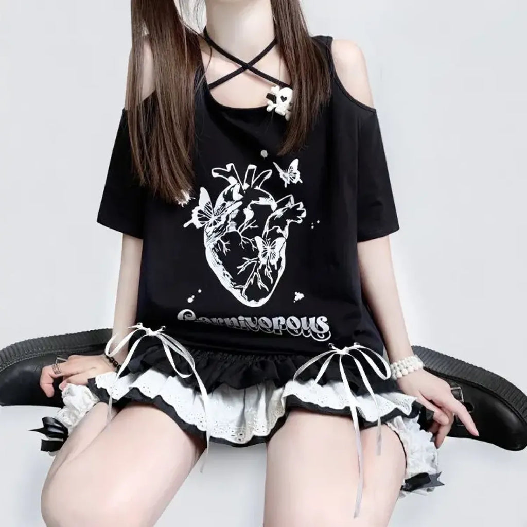 Off Shoulder Bow T-Shirt - product image 9