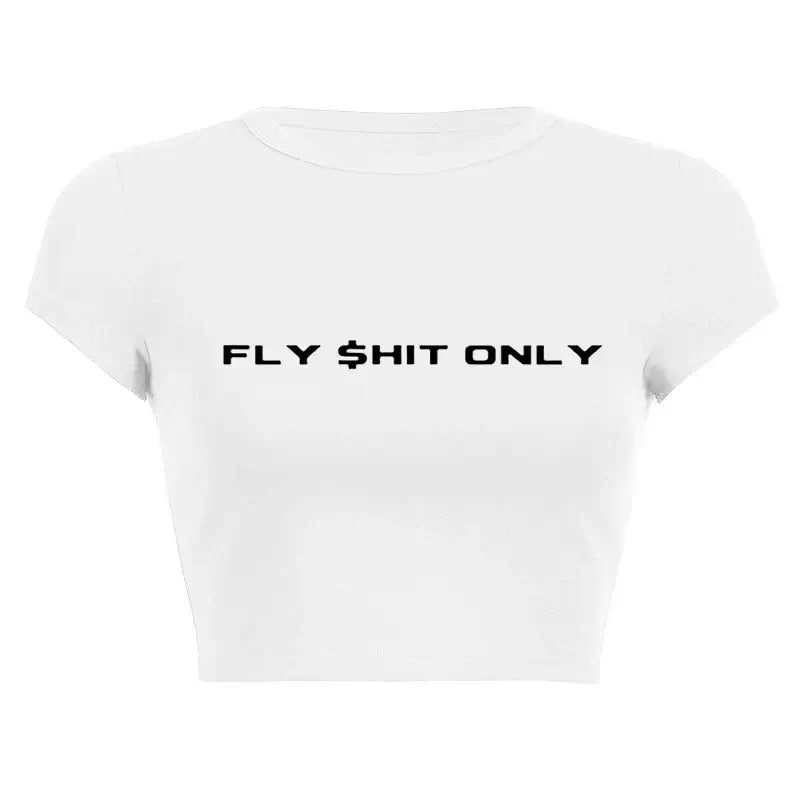 Women’s Assorted Graphic Short Sleeve Crop Tee