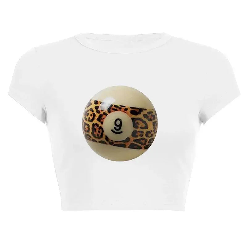 Women’s Assorted Graphic Short Sleeve Crop Tee