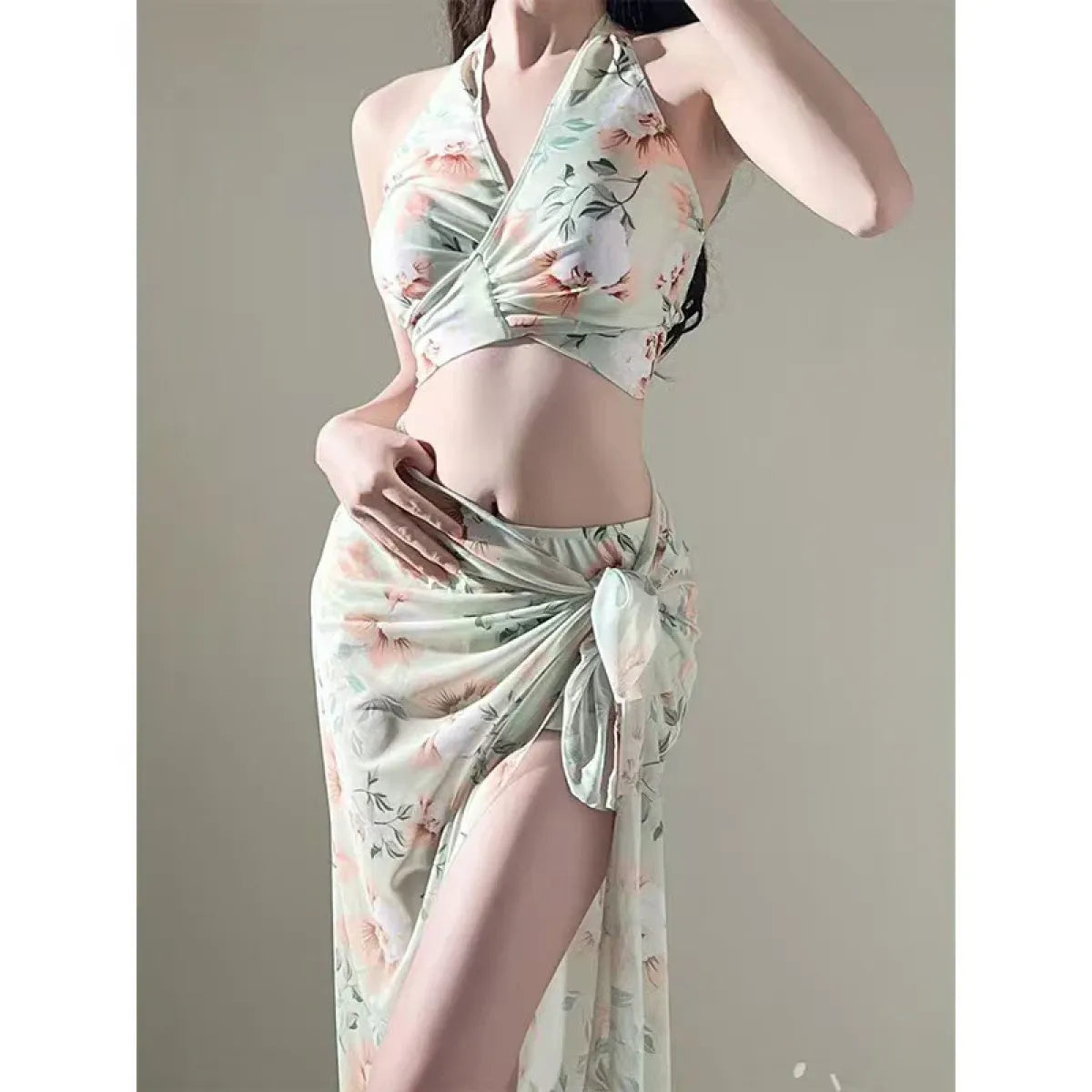 Women's Floral Bikini & Wrap-Skirt Set - product image 3