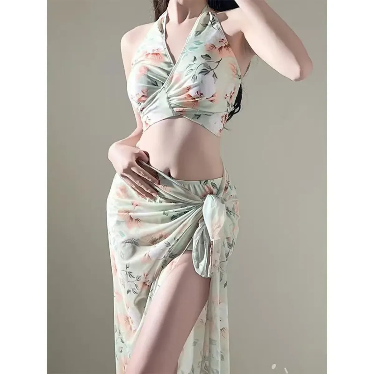 Women's Floral Bikini & Wrap-Skirt Set - product image 12