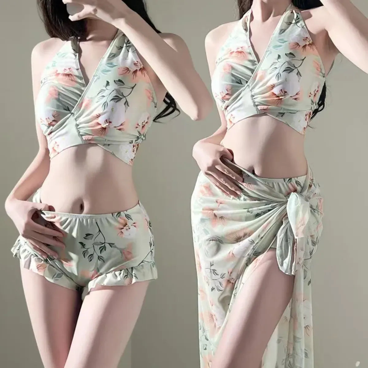 Women's Floral Bikini & Wrap-Skirt Set - product image 8