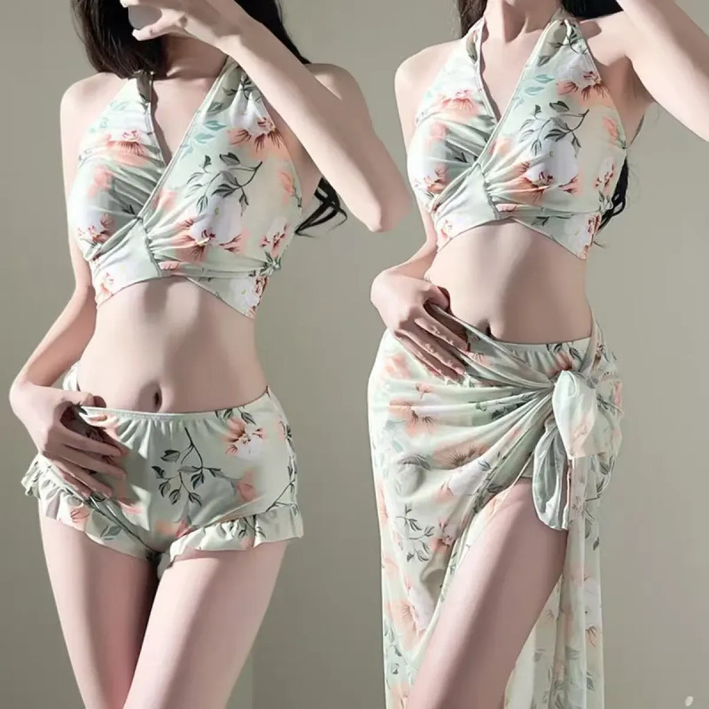 Women's Floral Bikini & Wrap-Skirt Set - product image 10
